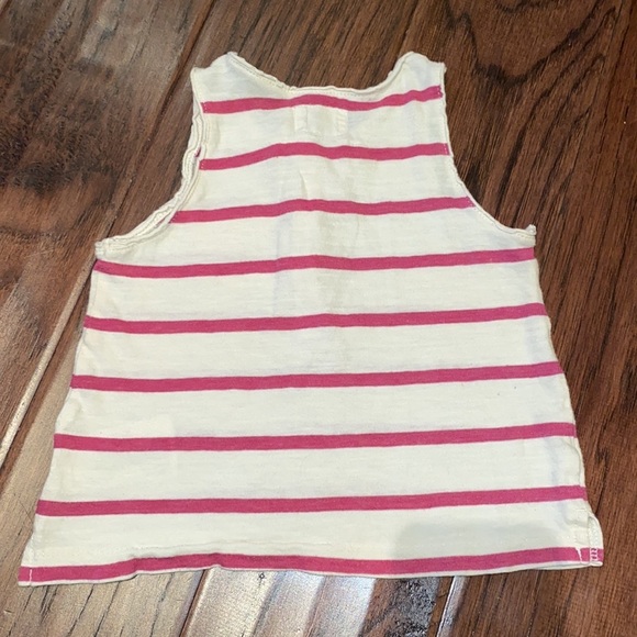H&M L.O.G.G. Pink striped Tank top 4-6 months - Picture 3 of 5